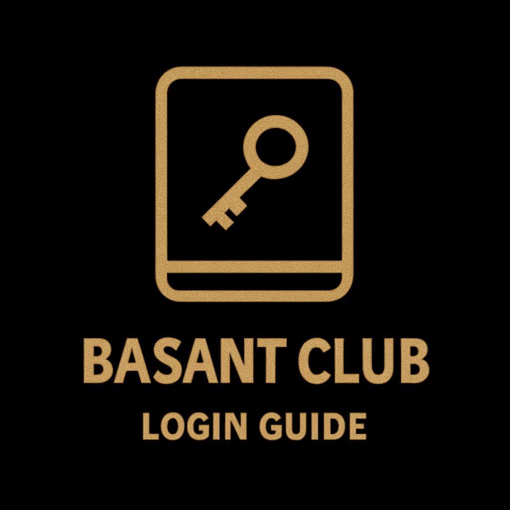 Icon badge symbolizing Basant Club's login assistance.
