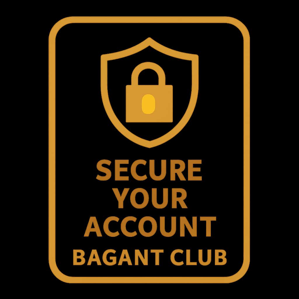 A symbol representing account security for Basant Club.