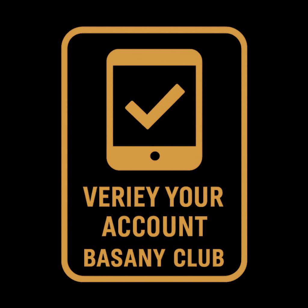 Icon representing the verification process for Basant Club account.